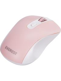 EVERET KM-9676 Beyaz/Pempe Multimedya Tablet-Telefon Standlı Klavye + Mouse Set